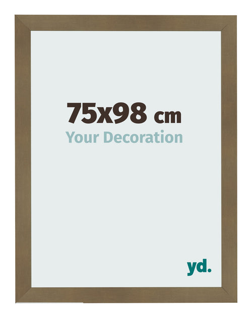 Cornice 75x98cm Bronzo Decorativo MDF Bologna Davanti Dimensione | Yourdecoration.it
