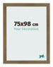 Cornice 75x98cm Bronzo Decorativo MDF Bologna Davanti Dimensione | Yourdecoration.it