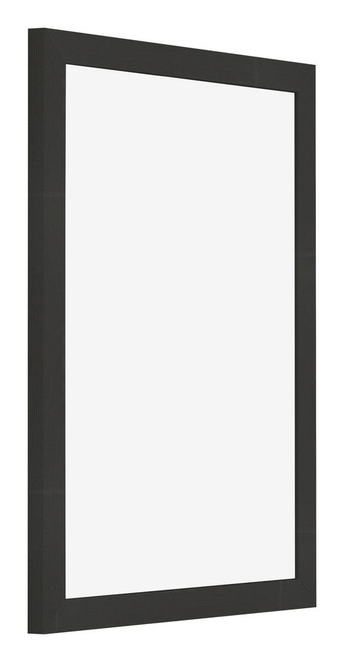 Cornice 75x98cm Grana Di Legno Nero MDF Bologna Davanti Obliquo | Yourdecoration.it
