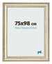 Cornice 75x98cm Lucentezza Metallica MDF Lazio Davanti Dimensione | Yourdecoration.it