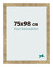 Cornice 75x98cm Oro Antico MDF Bologna Davanti Dimensione | Yourdecoration.it