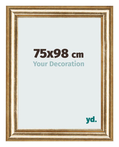 Cornice 75x98cm Oro Antico MDF Lazio Davanti Dimensione | Yourdecoration.it