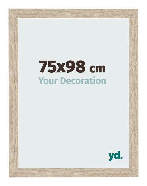 Cornice 75x98cm Rovere MDF Bologna Davanti Dimensione | Yourdecoration.it