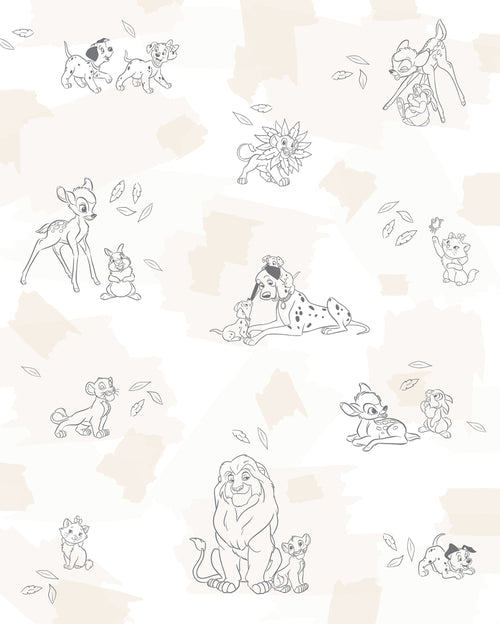 Disney Animals Carta da Parati DX4 225 | Yourdecoration.it