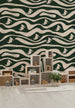 Disney Donald Duck Green Waves Interno Carta da Parati DX4 201 | Yourdecoration.it