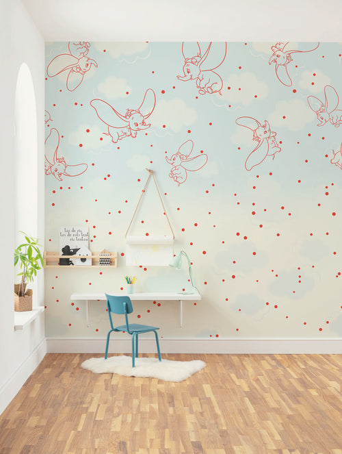 Disney Dumbo Clouds Interno Carta da Parati DX5 246 | Yourdecoration.it