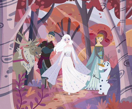 Disney Frozen Forest Friendship Carta da Parati DX6 231 | Yourdecoration.it