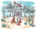 Disney Lady and the Tramp Sweet Home Carta da Parati DX6 190 | Yourdecoration.it