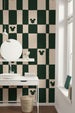 Disney Mickey Mouse Green Chess Interno Carta da Parati DX4 187 | Yourdecoration.it