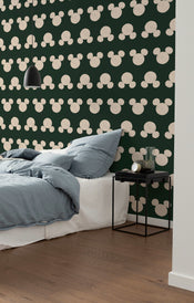 Disney Mickey Mouse Green Heads Interno Carta da Parati DX4 200 | Yourdecoration.it