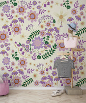Disney Minnie Mouse Gardening Club Beige Interno Carta da Parati DX5 198 | Yourdecoration.it