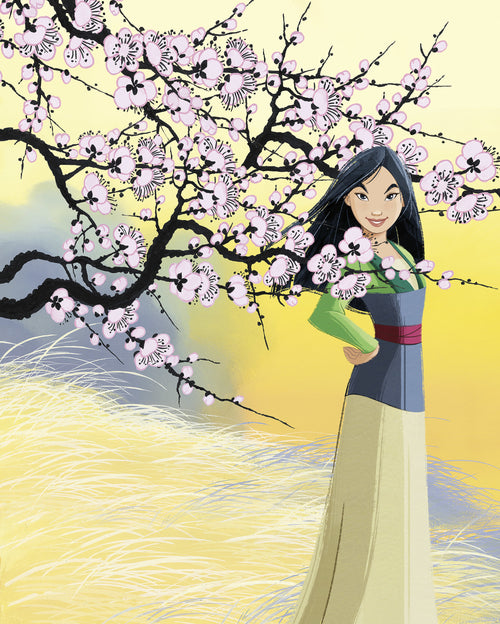 Disney Mulan Cherry Blossoms Carta da Parati DX4 226 | Yourdecoration.it