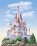Disney Princess Belle Castle Carta da Parati DX4 229 | Yourdecoration.it