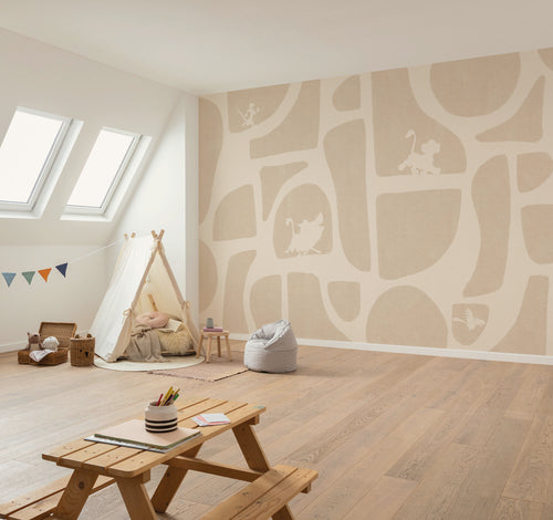 Disney The Lion King Animals and Shapes Interno Carta da Parati DX8 218 | Yourdecoration.it