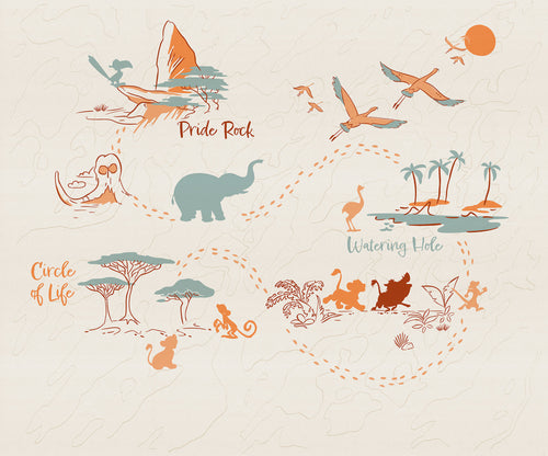 Disney The Lion King Circle of Life Carta da Parati DX6 214 | Yourdecoration.it