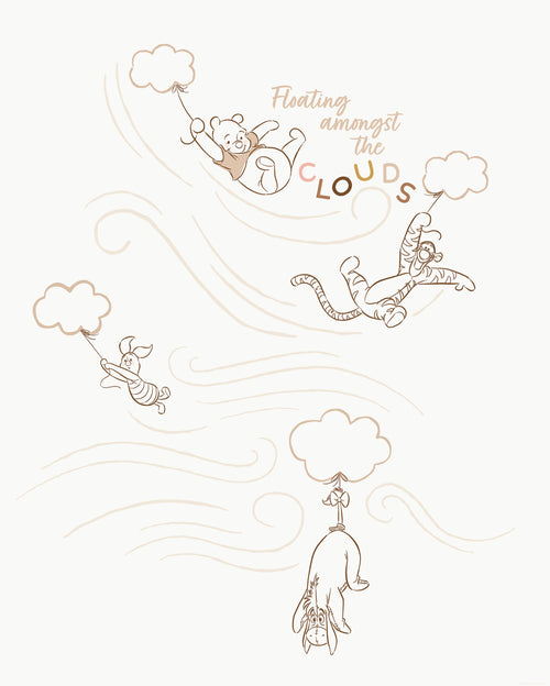 Disney Winnie the Pooh A Bluster Day Carta da Parati DX4 216 | Yourdecoration.it