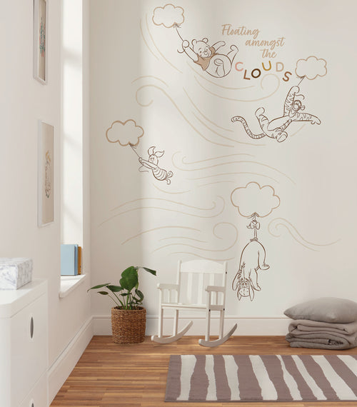 Disney Winnie the Pooh A Bluster Day Interno Carta da Parati DX4 216 | Yourdecoration.it