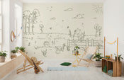Disney Winnie the Pooh Bee at one with Nature Interno Carta da Parati DX8 193 | Yourdecoration.it