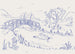 Disney Winnie the Pooh Blue Ink Carta da Parati DX7 235 | Yourdecoration.it