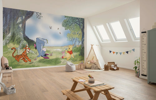 Disney Winnie the Pooh Friendly Day Interno Carta da Parati DX10 243 | Yourdecoration.it