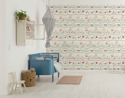 Disney Winnie the Pooh Friends In Garden Interno Carta da Parati DX6 237 | Yourdecoration.it