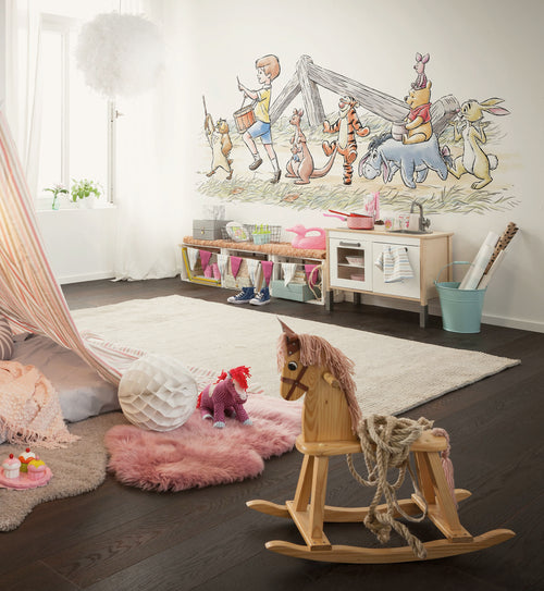Disney Winnie the Pooh Walk Along Another Path Interno Carta da Parati DX2 172 | Yourdecoration.it