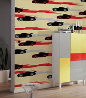 Disney and Pixar Cars Pattern Interno Carta da Parati DX4 207 | Yourdecoration.it