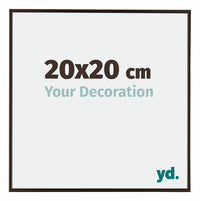 Evry Plastica Cornice 20x20cm Antracite Davanti Dimensione | Yourdecoration.it