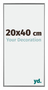 Evry Plastica Cornice 20x40cm Argento Davanti Dimensione | Yourdecoration.it