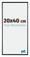 Evry Plastica Cornice 20x40cm Nero Lucente Davanti Dimensione | Yourdecoration.it
