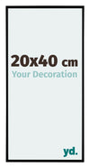 Evry Plastica Cornice 20x40cm Nero Opaco Davanti Dimensione | Yourdecoration.it