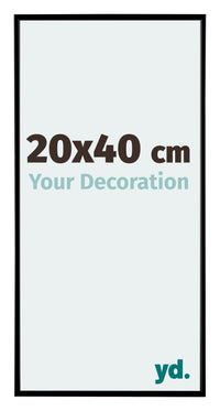 Evry Plastica Cornice 20x40cm Nero Opaco Davanti Dimensione | Yourdecoration.it
