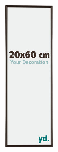 Evry Plastica Cornice 20x60cm Antracite Davanti Dimensione | Yourdecoration.it