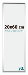 Evry Plastica Cornice 20x60cm Argento Davanti Dimensione | Yourdecoration.it