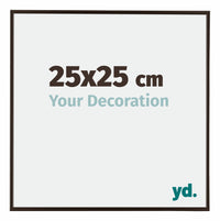 Evry Plastica Cornice 25x25cm Antracite Davanti Dimensione | Yourdecoration.it