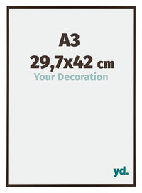 Evry Plastica Cornice 29-7x42cm Antracite Davanti Dimensione | Yourdecoration.it