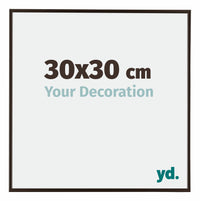 Evry Plastica Cornice 30x30cm Antracite Davanti Dimensione | Yourdecoration.it