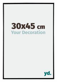 Evry Plastica Cornice 30x45cm Nero Lucente Davanti Dimensione | Yourdecoration.it