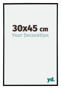 Evry Plastica Cornice 30x45cm Nero Opaco Davanti Dimensione | Yourdecoration.it