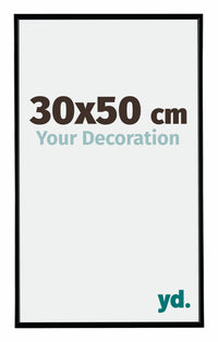 Evry Plastica Cornice 30x50cm Nero Opaco Davanti Dimensione | Yourdecoration.it
