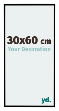 Evry Plastica Cornice 30x60cm Nero Opaco Davanti Dimensione | Yourdecoration.it