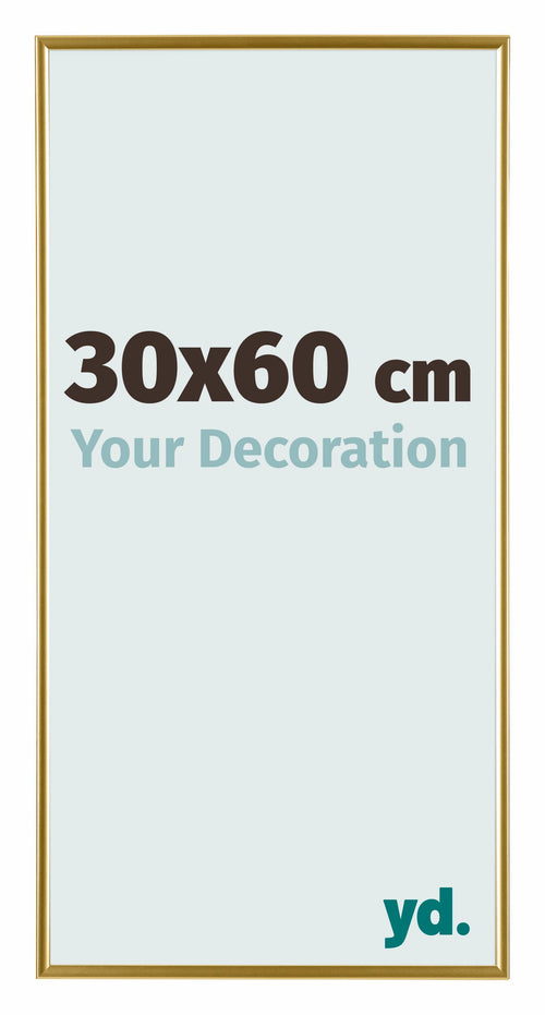 Evry Plastica Cornice 30x60cm Oro Davanti Dimensione | Yourdecoration.it