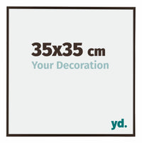 Evry Plastica Cornice 35x35cm Antracite Davanti Dimensione | Yourdecoration.it