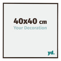 Evry Plastica Cornice 40x40cm Antracite Davanti Dimensione | Yourdecoration.it