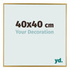 Evry Plastica Cornice 40x40cm Oro Davanti Dimensione | Yourdecoration.it