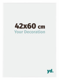 Evry Plastica Cornice 42x60cm Bianco Lucente Davanti Dimensione | Yourdecoration.it