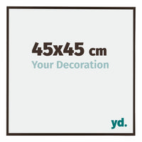 Evry Plastica Cornice 45x45cm Antracite Davanti Dimensione | Yourdecoration.it