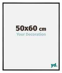 Evry Plastica Cornice 50x60cm Nero Opaco Davanti Dimensione | Yourdecoration.it