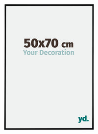 Evry Plastica Cornice 50x70cm Nero Opaco Davanti Dimensione | Yourdecoration.it