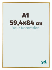 Evry Plastica Cornice 59 4x84cm A1 Oro Davanti Dimensione | Yourdecoration.it